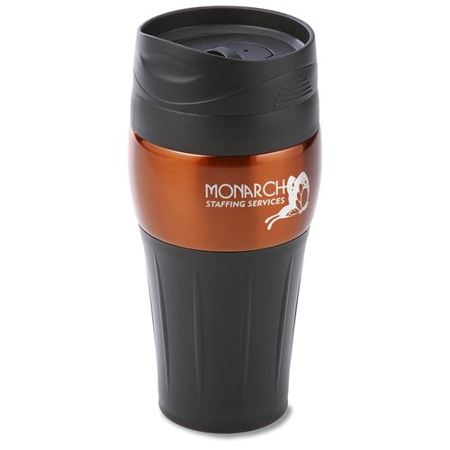 Rib-Grip Stainless Tumbler - 16 oz. Main Image