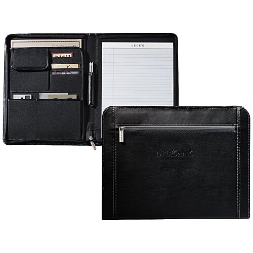 Metropolitan Zippered Padfolio Main Image