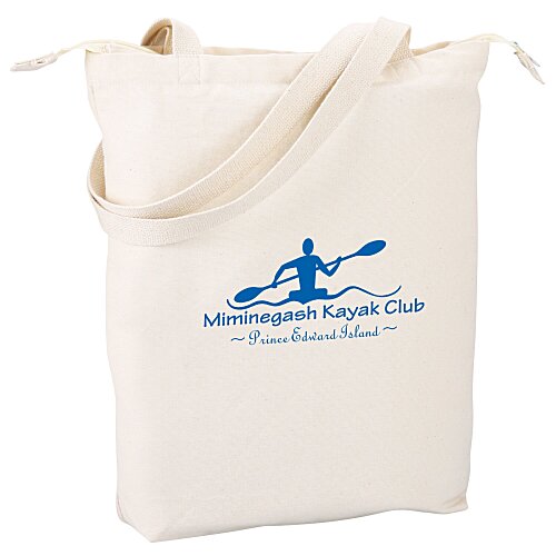 Organic Zippered Tote Main Image