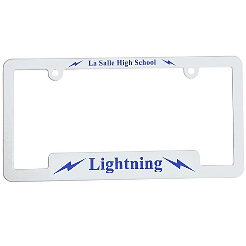 Corner View License Frame Main Image