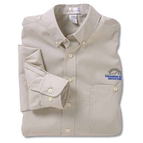 Wrinkle-Resistant Poplin Shirt - Men's Main Image