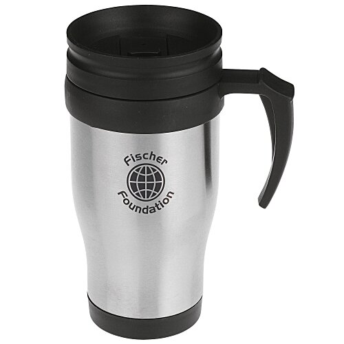 Stainless Steel Travel Mug - 14 oz - 24 hr Main Image