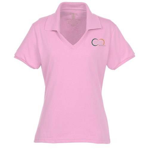 Jerzees Spotshield Johnny Collar Shirt - Ladies' Main Image