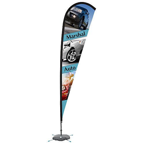 Indoor Sail Sign - 11 feet - One Sided Main Image