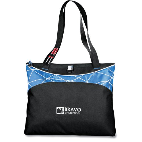 Wild Lines Zippered Tote - Closeout Main Image