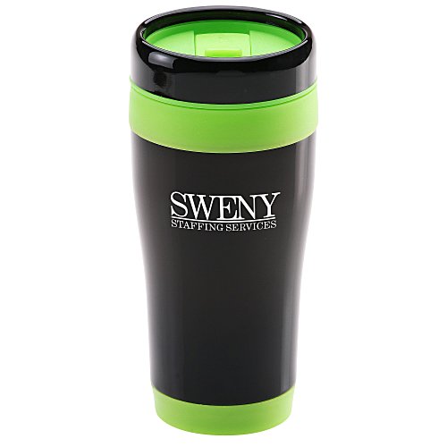 Black Stainless Steel Tumbler - 16 oz Main Image