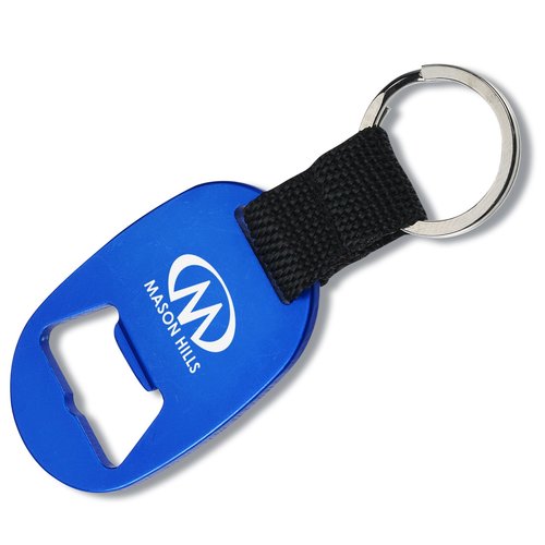 Omicron Key Ring Bottle Opener - Closeout Main Image