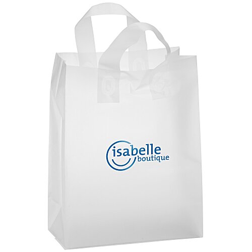 Soft-Loop Frosted Shopper - 13" x 10" - Foil - Clear Main Image