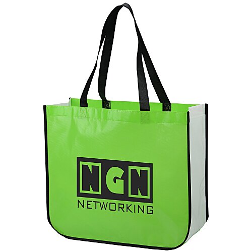 Laminated Large Fashion Tote Main Image