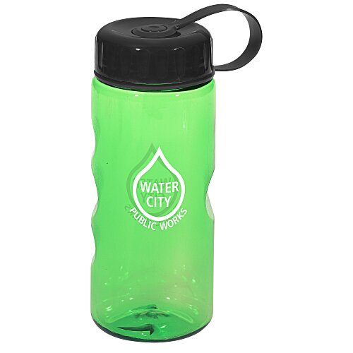Mini Mountain Sport Bottle with Tethered Lid - 22 oz Main Image