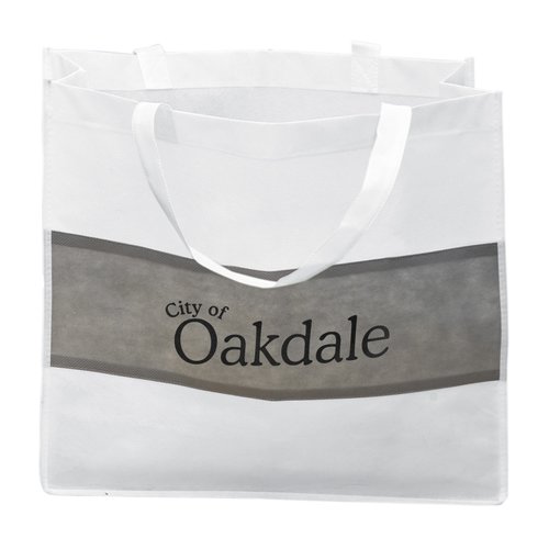 Non-Woven Bold Stripe Tote - 24 hr Main Image