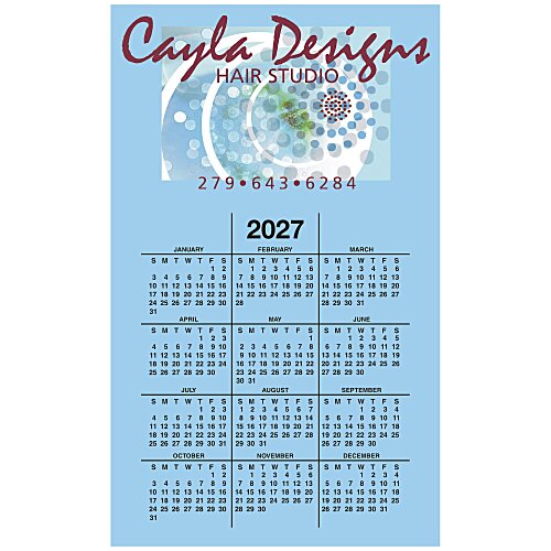 Calendar Magnet - Medium - Colours Main Image
