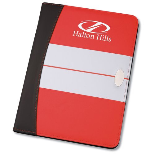 Stripes Padfolio - Closeout Main Image