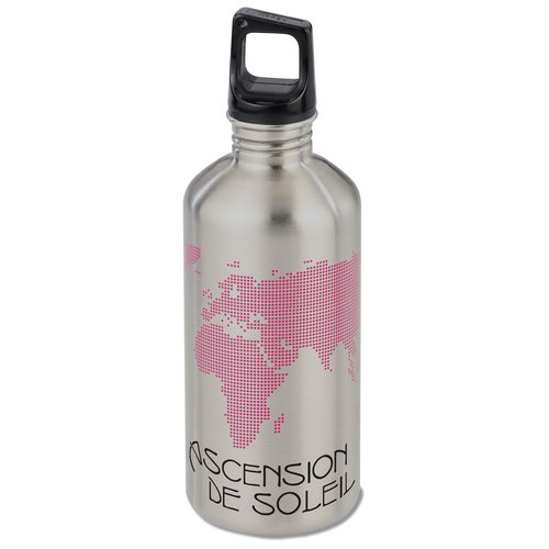 h2go Classic Stainless Steel Bottle - 20 oz. - Globe Main Image
