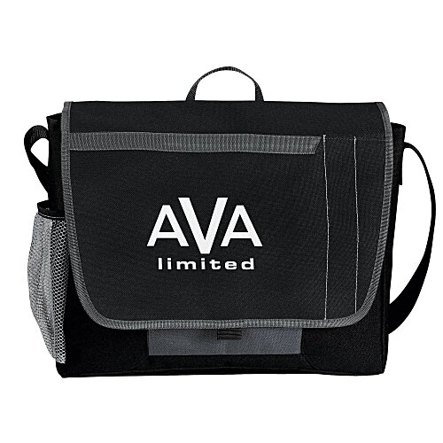 Tri Pocket Flap Messenger Bag Main Image