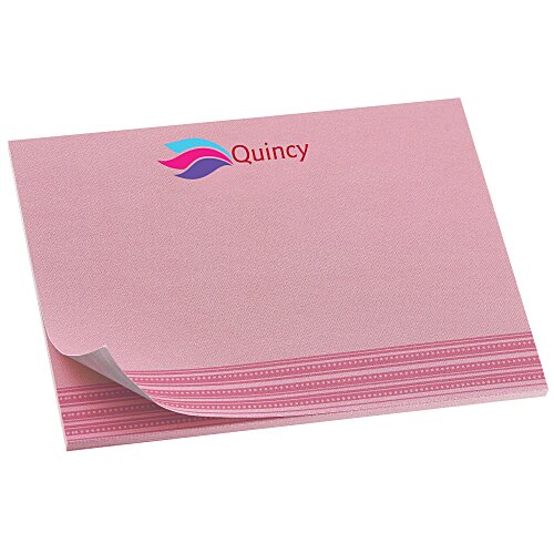 Souvenir Designer Sticky Note - 3" x 4" - Stripes - 50 Sheet Main Image