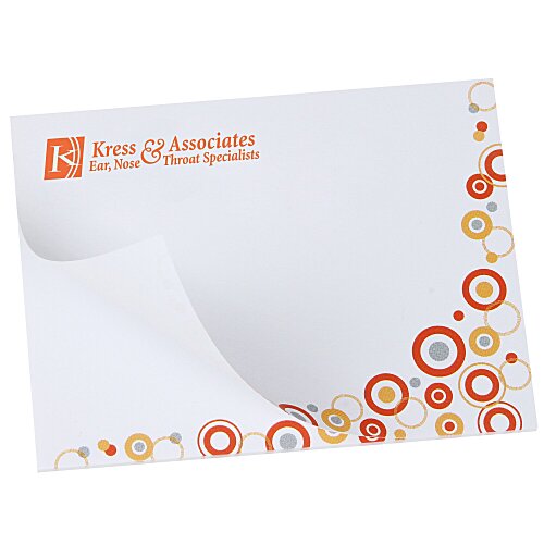 Souvenir Designer Sticky Note - 3" x 4" - Dots - 50 Sheet Main Image