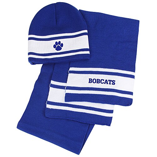 Varsity Beanie and Scarf Set Main Image
