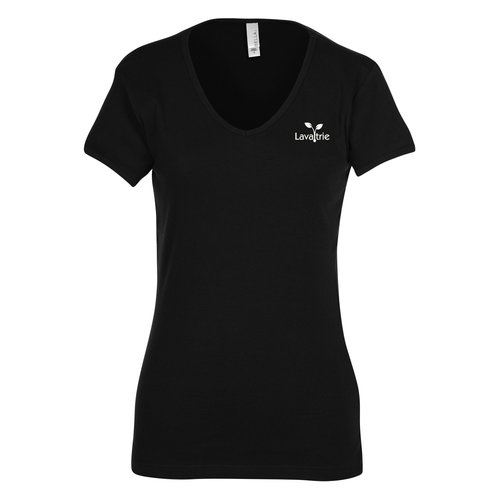 Bella+Canvas Ladies' T-Shirt - V-Neck - Colours Main Image