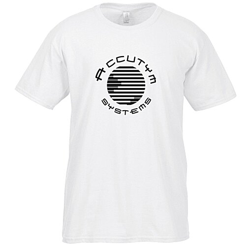 Gildan Softstyle T-Shirt - Men's - White - Screen Main Image