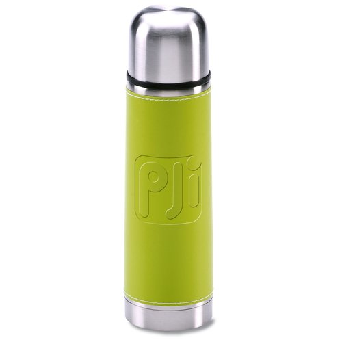 Leatherette Vacuum Bottle - 16 oz. - Debossed Main Image
