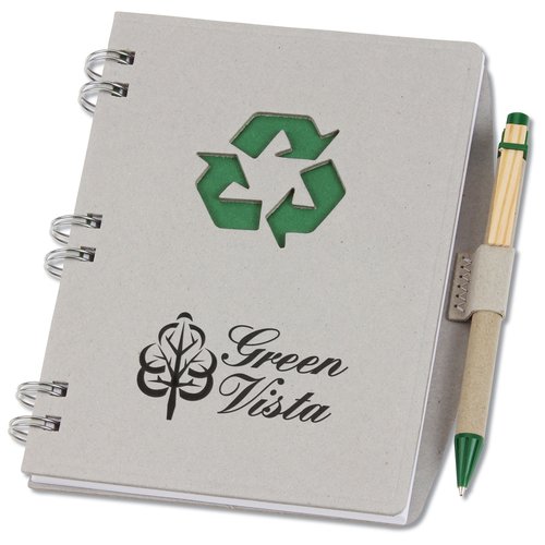 Recycled Notebook / Pen Combo Main Image