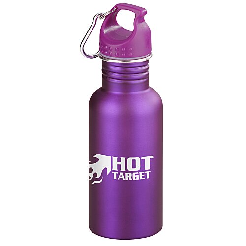 Wide Mouth Matte Stainless Sport Bottle - 16 oz. Main Image