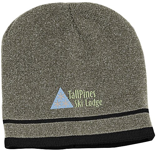 Double Stripe Knit Beanie Main Image