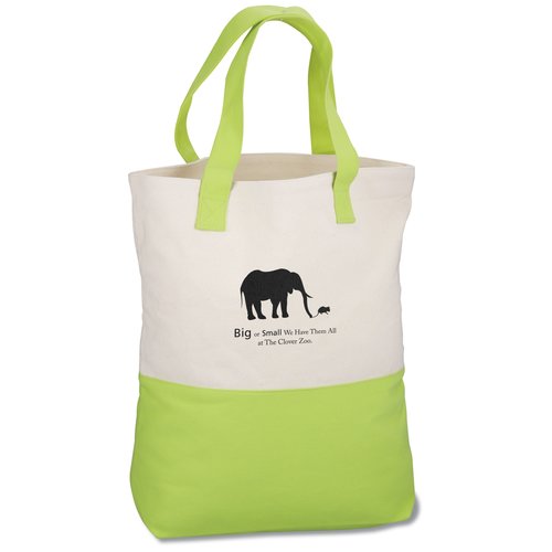 Cotton Canvas Two-Tone Tote Main Image
