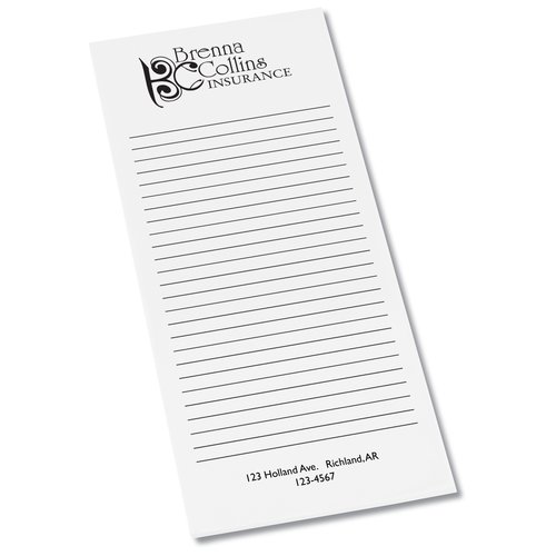 Notepad - 11" x 4-1/4" - 25 sheet Main Image