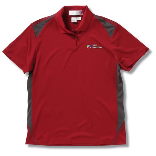 Recycled Polyester Performance Colour Block Polo - Ladies' Main Image