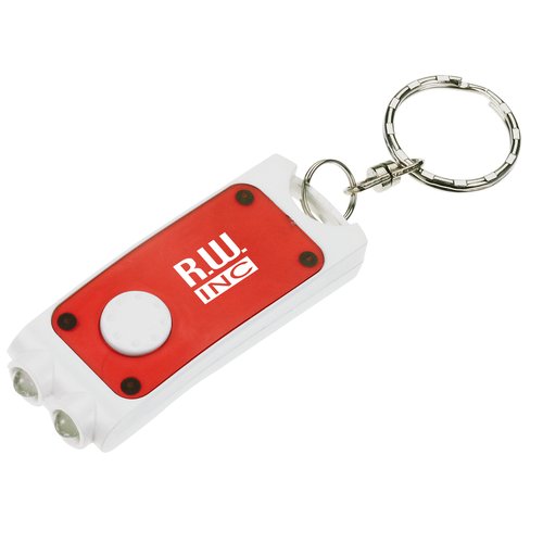 Double Light Flashlight Keychain Main Image