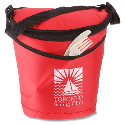Smiley Koozie Lunch Sack - Closeout Main Image