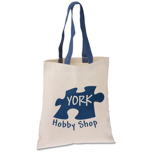 Colour Handle Tote Bag - Closeout Main Image