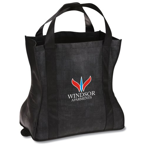 Folding Non-Woven Tote Bag - Maze Pattern - Full Colour Main Image