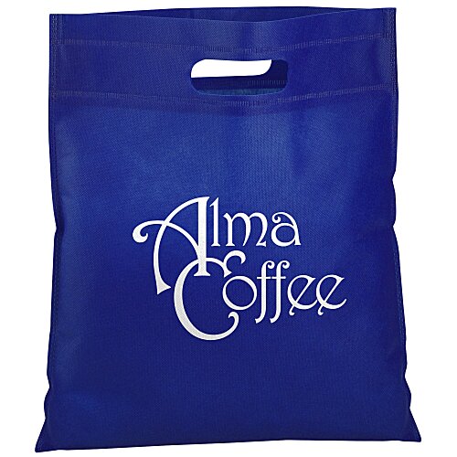 Non-Woven Cut-Out Handle Bag - 16" x 14" Main Image