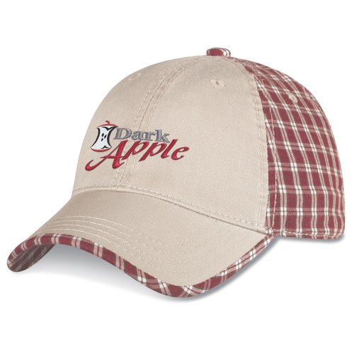 Plaid Back Cap - Closeout Main Image