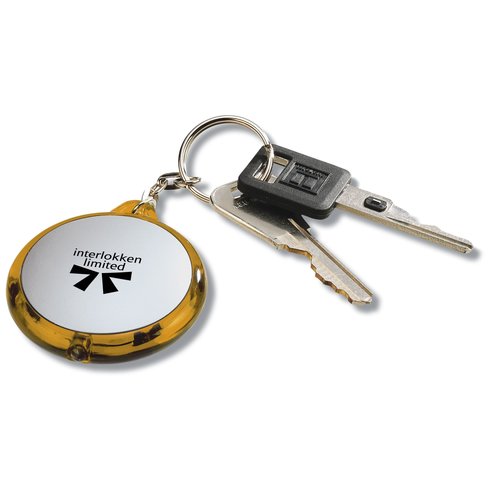 Translucent Disc Key Light Tag - Closeout Main Image