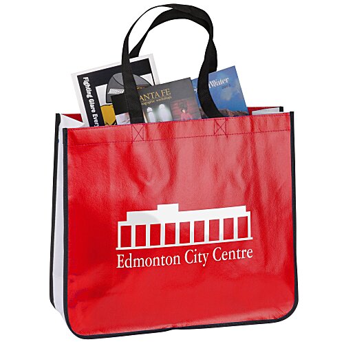 Laminated Large Fashion Tote - 24 hr Main Image