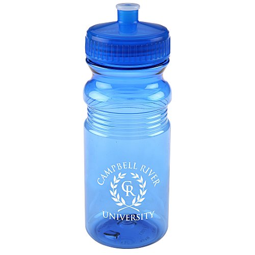 Recreation Sport Bottle- 20 ounces - Push Pull Lid- Translucent Main Image