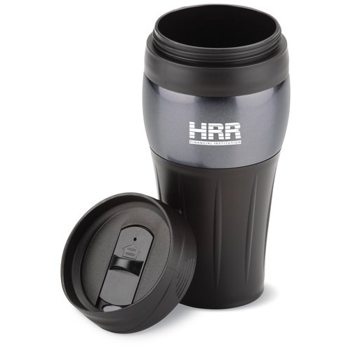 Rib-Grip Stainless Tumbler - 16oz. - Closeout Main Image