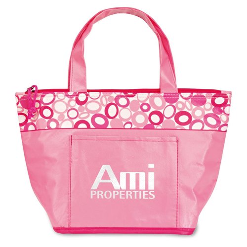 Annabelle Laminated Lunch Cooler - Circles Main Image