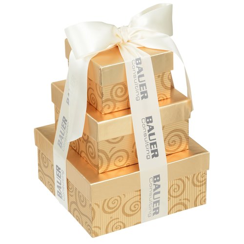 Prestige Collection Treat Tower - Chocolate Lovers - Gold Main Image