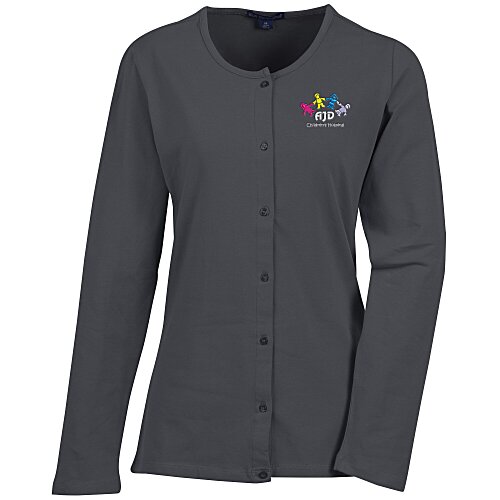 Blue Generation Long Sleeve Cardigan - Ladies' Main Image