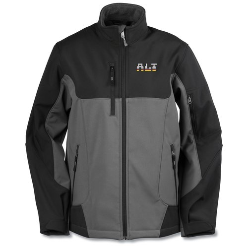 North End Colour Block Soft Shell Jacket - Youth Main Image
