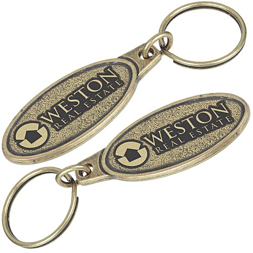 Econo Metal Keychain - Oval Main Image
