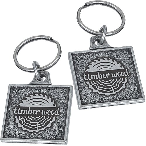 Econo Metal Keychain - Square Main Image