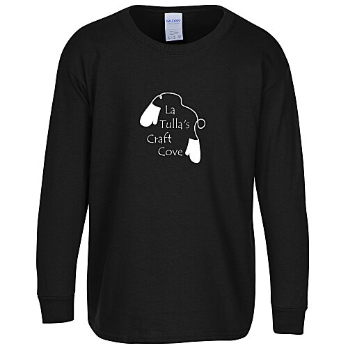 Gildan Ultra Cotton LS T-Shirt - Youth - Screen - Colours Main Image