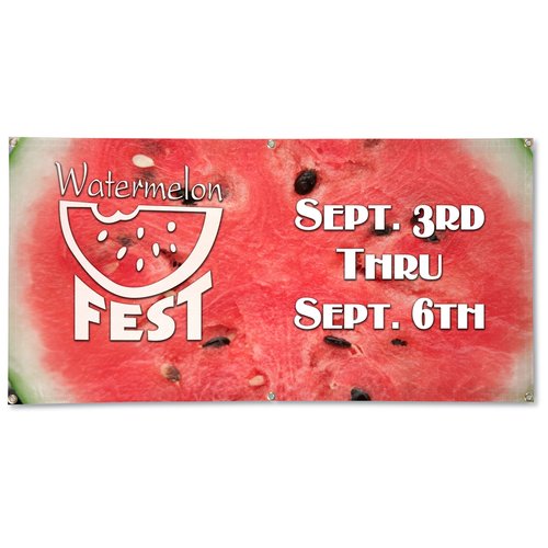 Vinyl Full-Colour Banner 2' x 4' Main Image