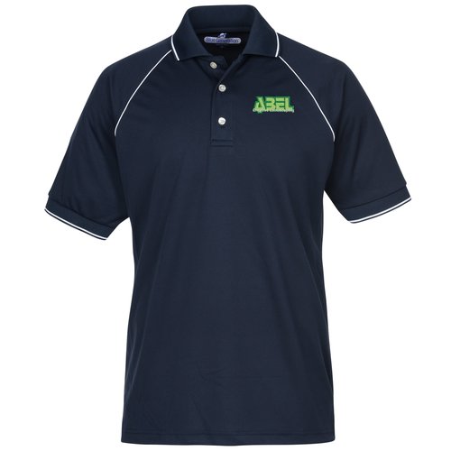 Raglan Sleeve Polo with Piping - Men's Main Image